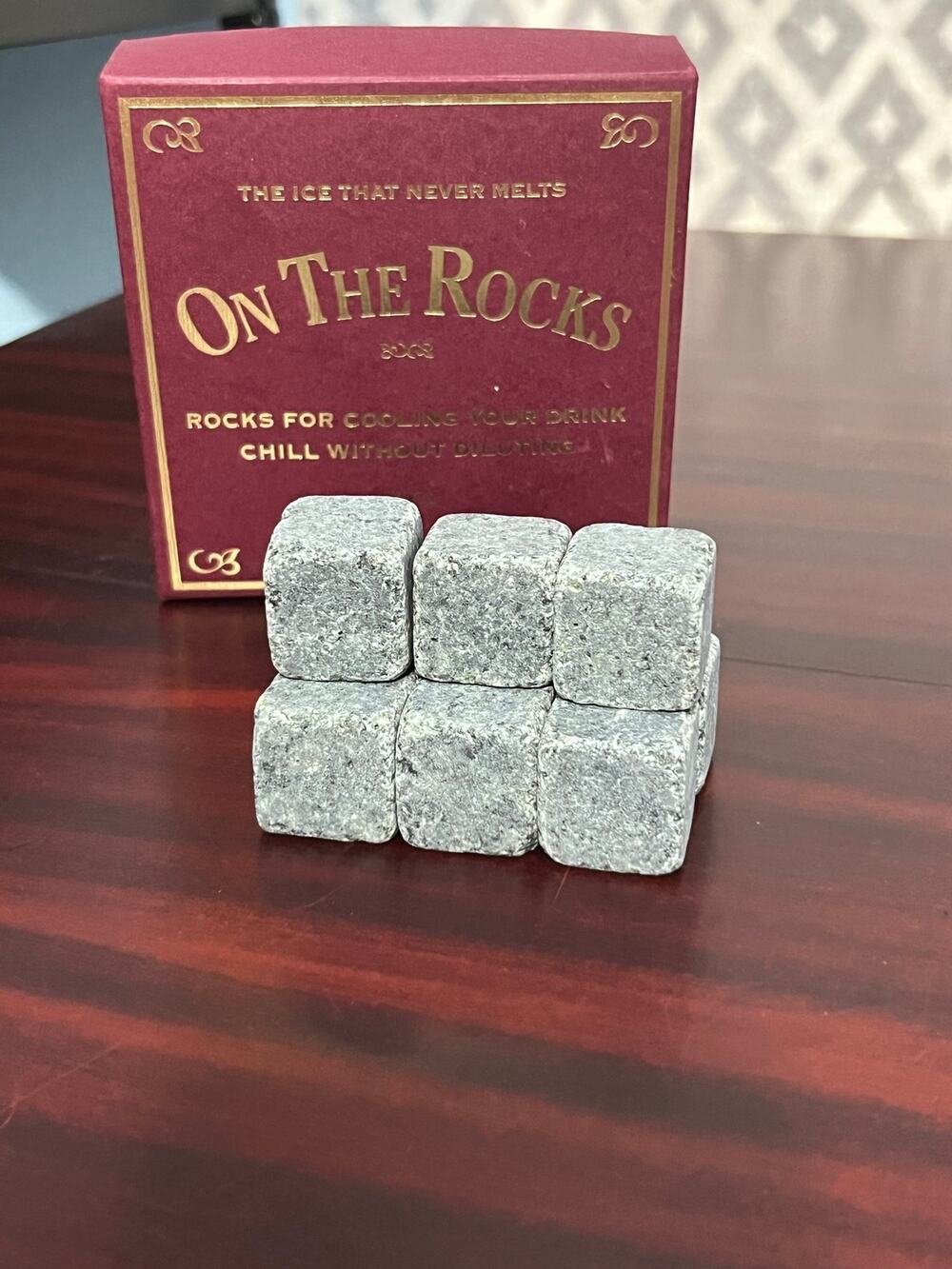 On The Rocks Icelandic Gabbro Whiskey Stones Old Fashion Drink Chiller